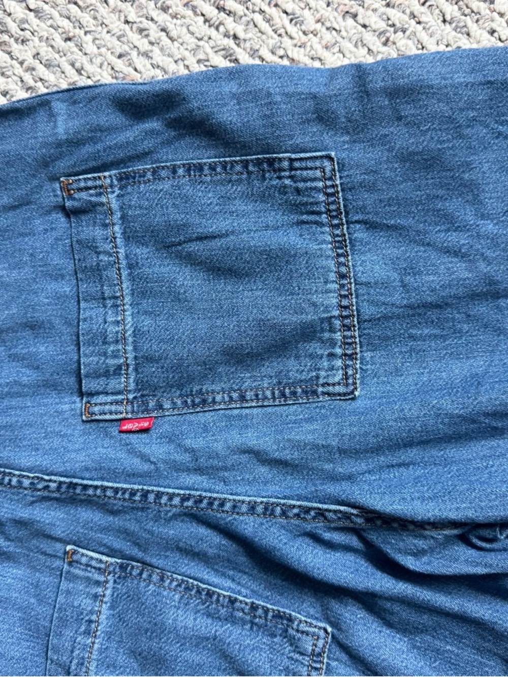 Levi’s Denim Jumpsuit NWT Small Wide Leg Utility Coveralls $89 - Picture 5 of 7
